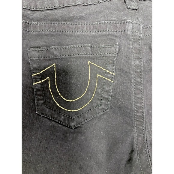 True Religion Jennie Curvy Super Skinny Jeans Black Mid Rise Womens Size 29 - Picture 9 of 12